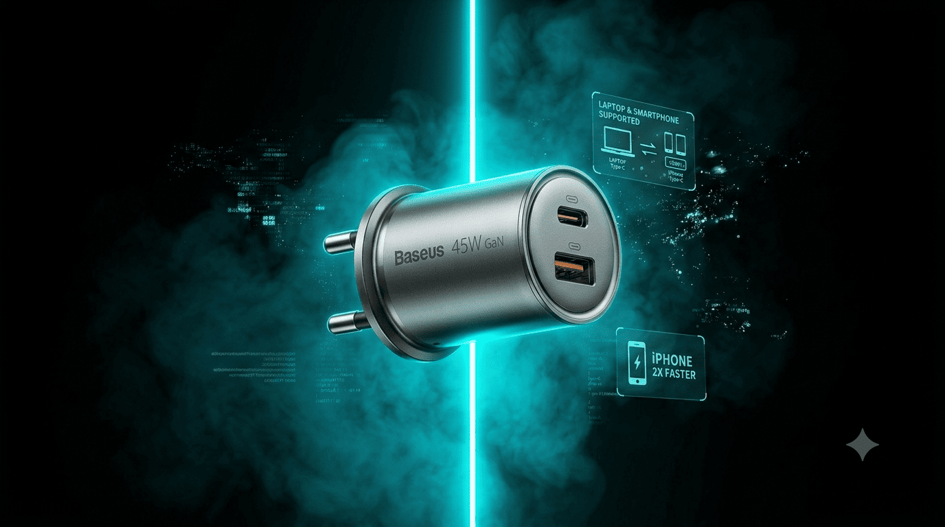 Автомобільний зарядний пристрій Baseus 45W